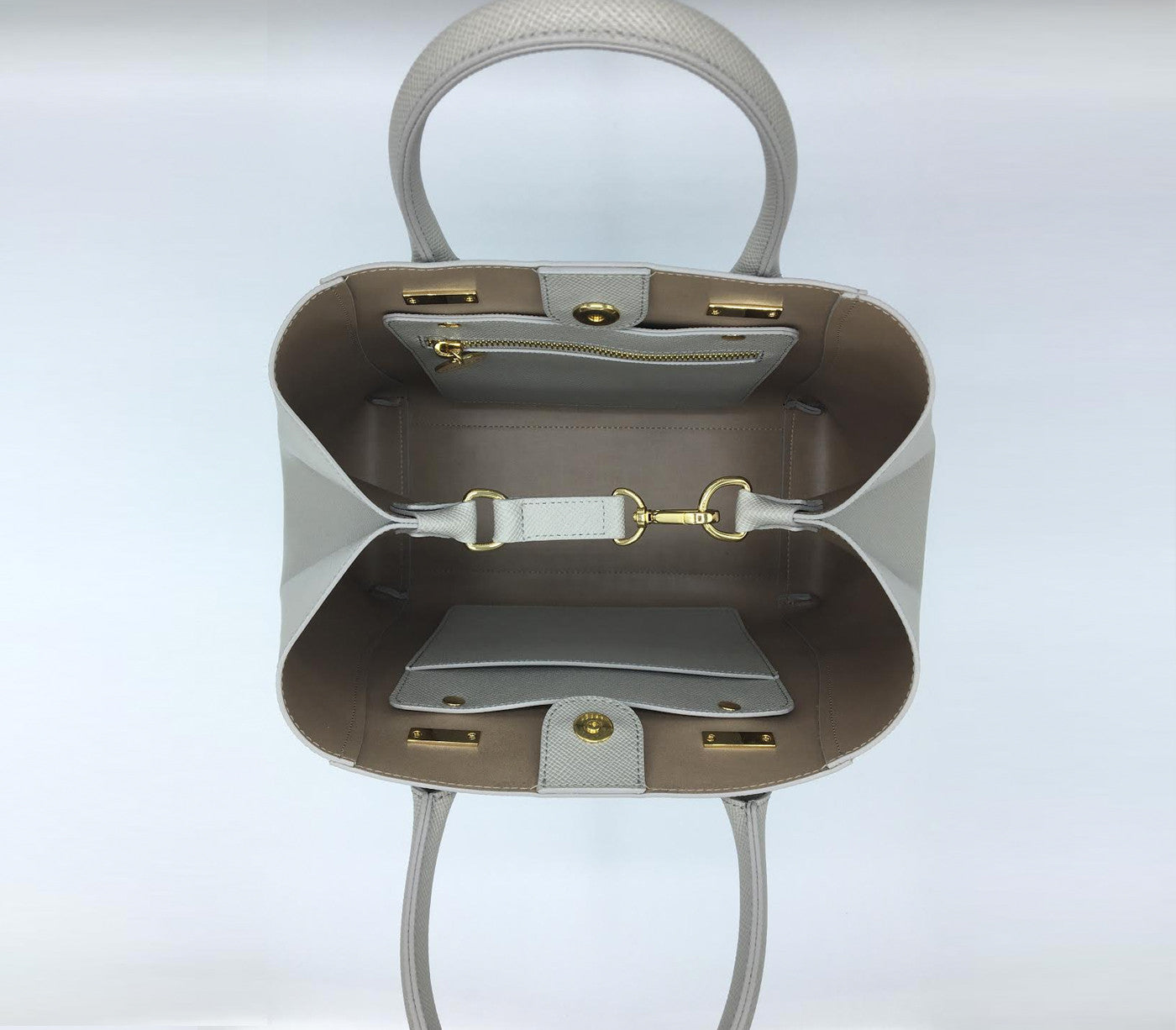 Jane - Grey Vegan Leather Satchel