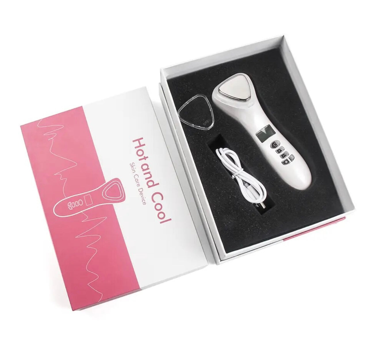 LED Hot / Cold Facial Lifting Massager