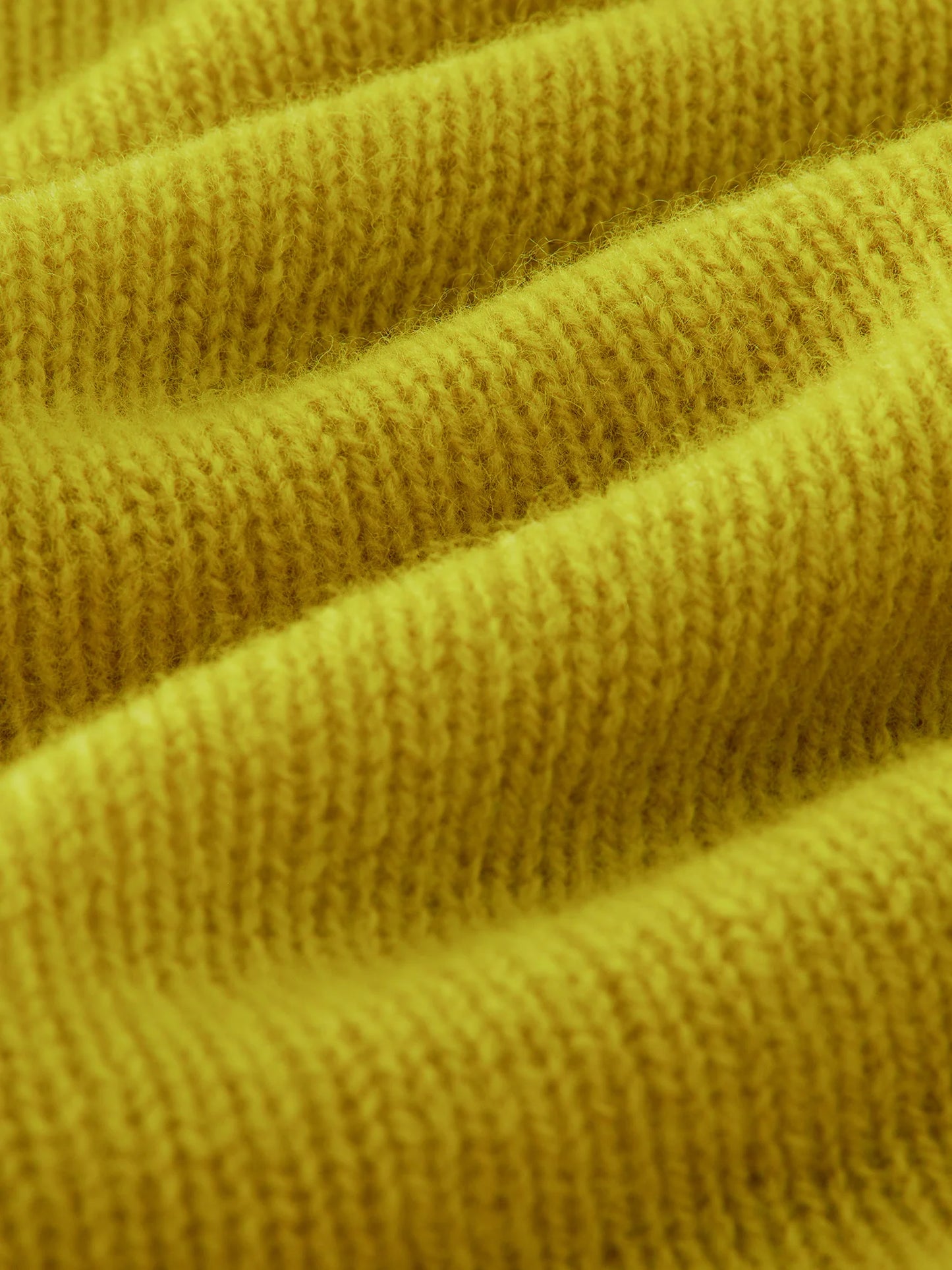 Happy Yellow Pullover Crew Neck Sweaters