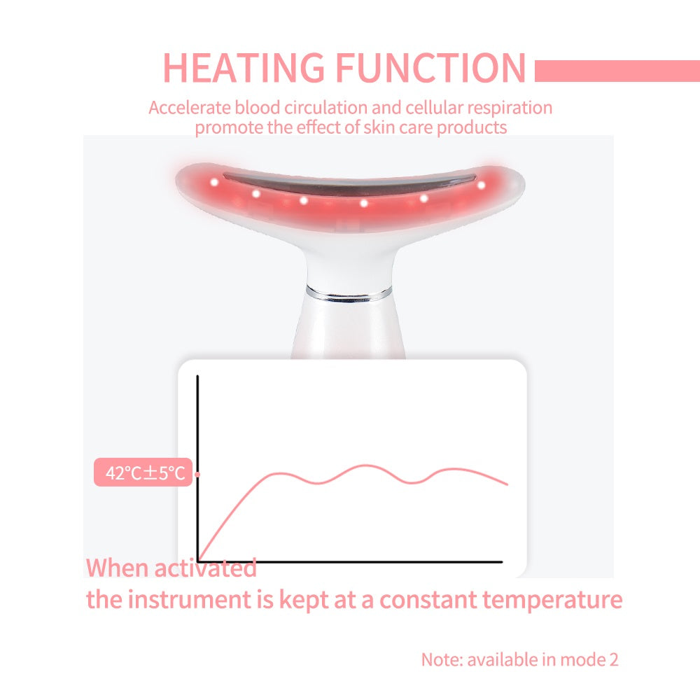 The Face / Neck EMS+LED Light Anti-aging Beauty Device