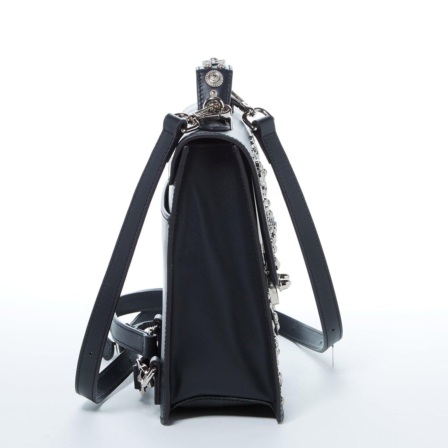 The Hollywood Convertible Backpack Purse Leather Black