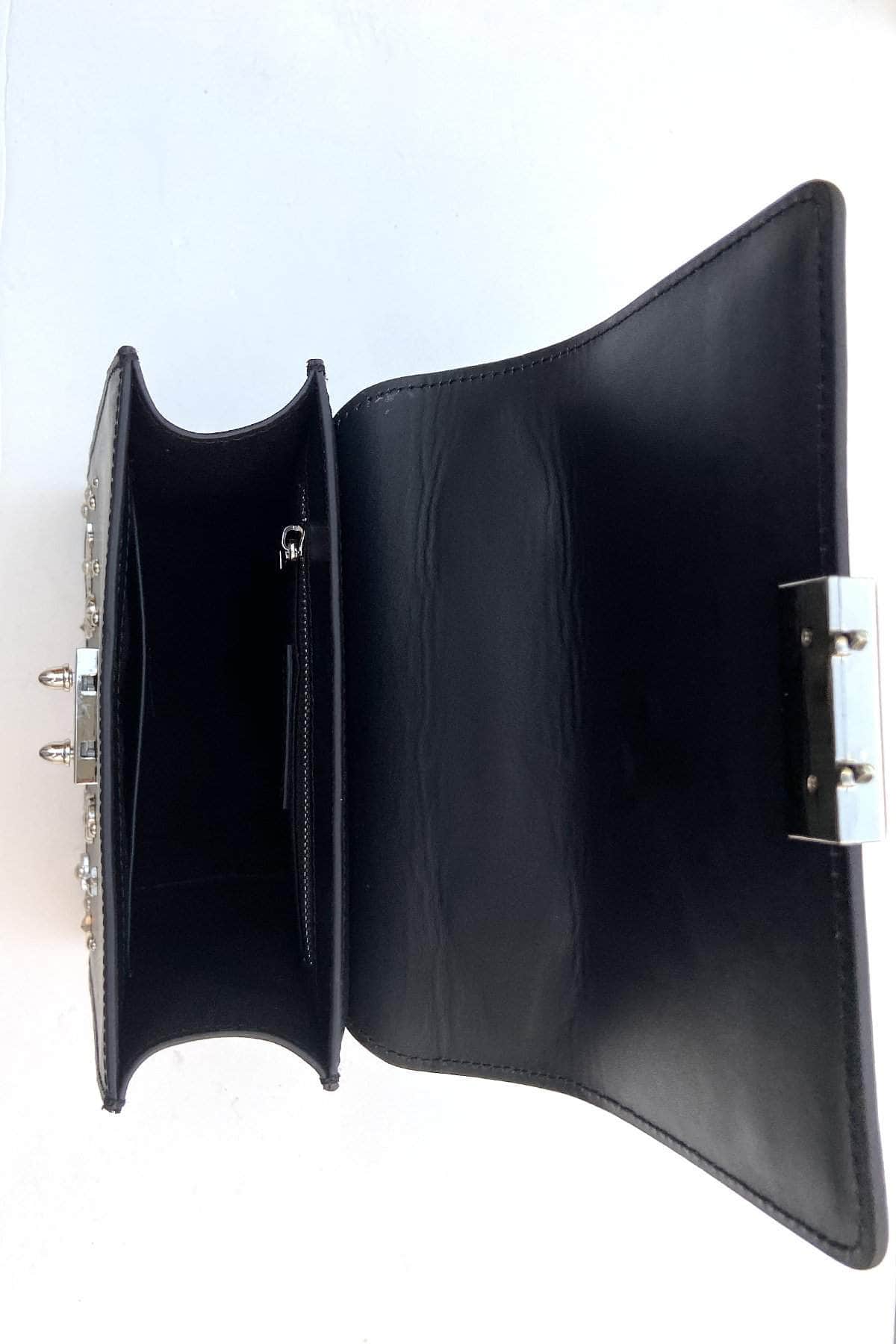 The Hollywood Convertible Backpack Purse Leather Black