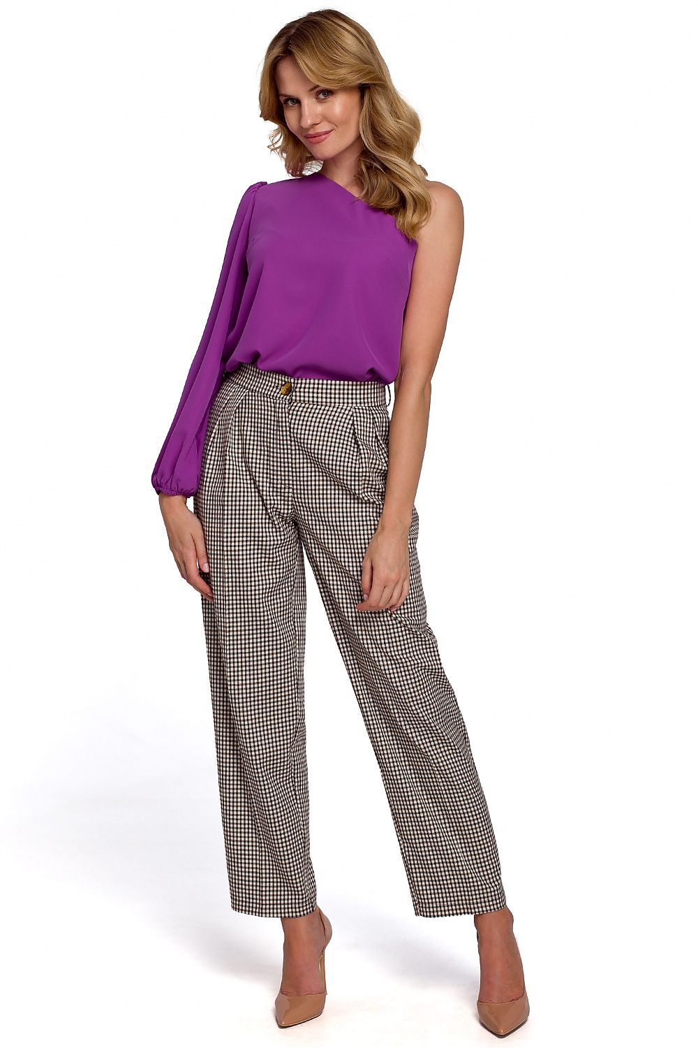Violet One Shoulder Blouse