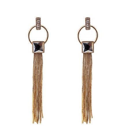 Vintage Stylish Long Tassel Earrings