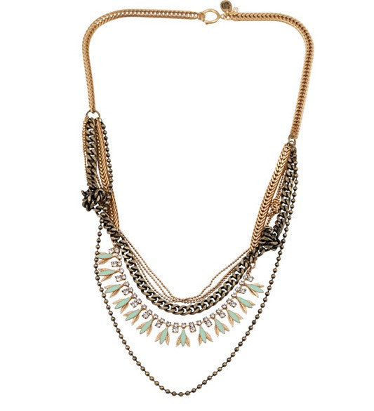 Vintage Multilayer Metal Chain Necklaces