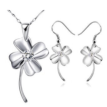 925 Sterling Silver Flower Jewelry set