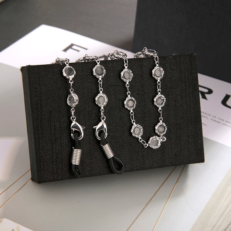 Crystal Glasses/ Mask Chain for Women
