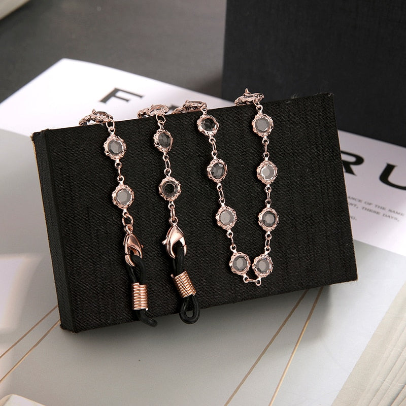 Crystal Glasses/ Mask Chain for Women