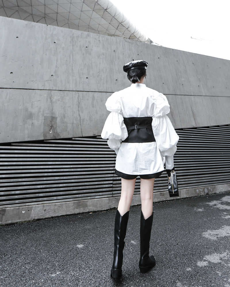 Fashionable Vest Style Corset with Adjustable Waist