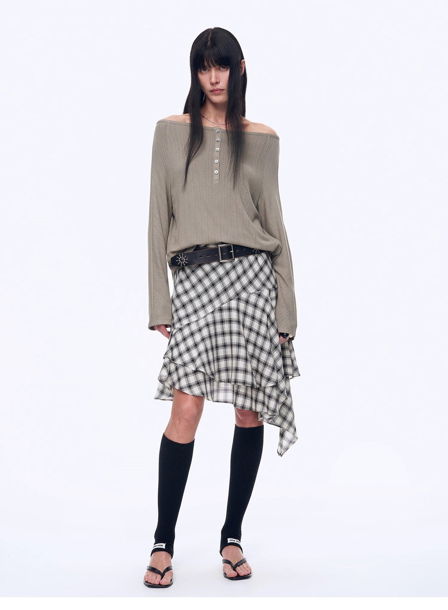 Casual Off-Shoulder Raglan Sleeve T-Shirt