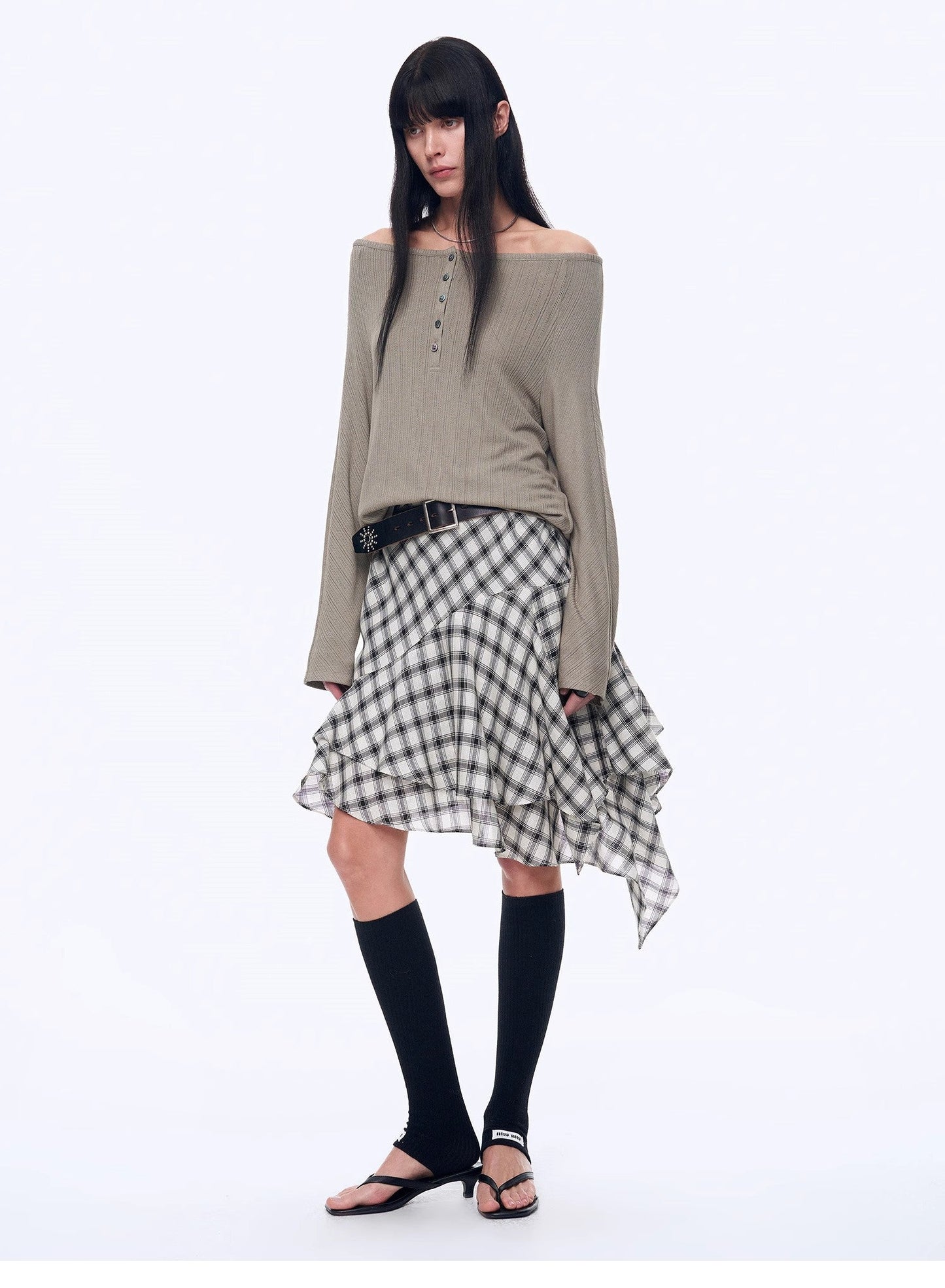 Casual Off-Shoulder Raglan Sleeve T-Shirt