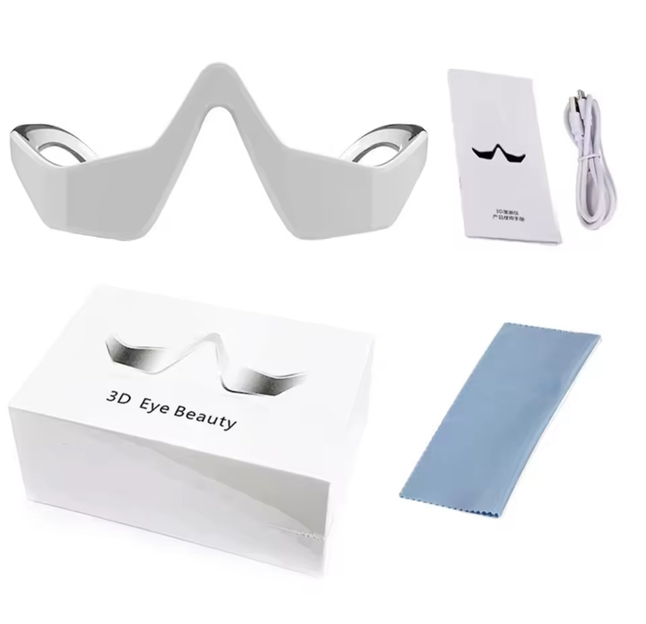Anti-Aging Red Light Micro-Current Heating Therapy Eye Massager