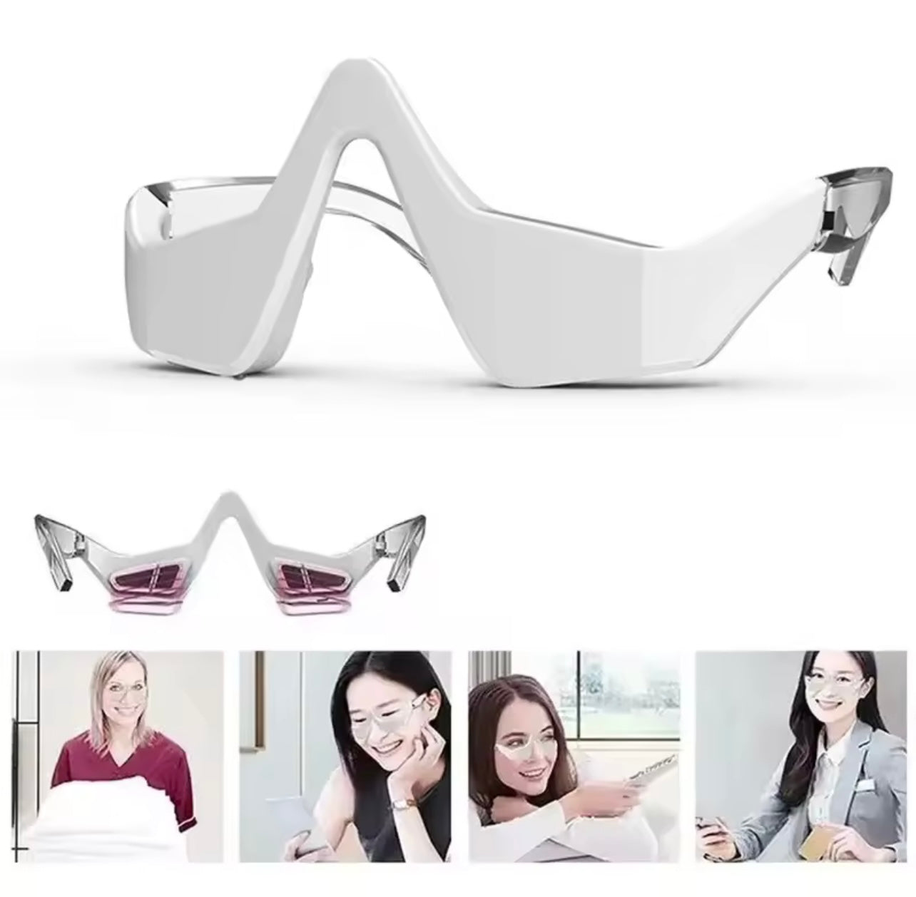 Anti-Aging Red Light Micro-Current Heating Therapy Eye Massager