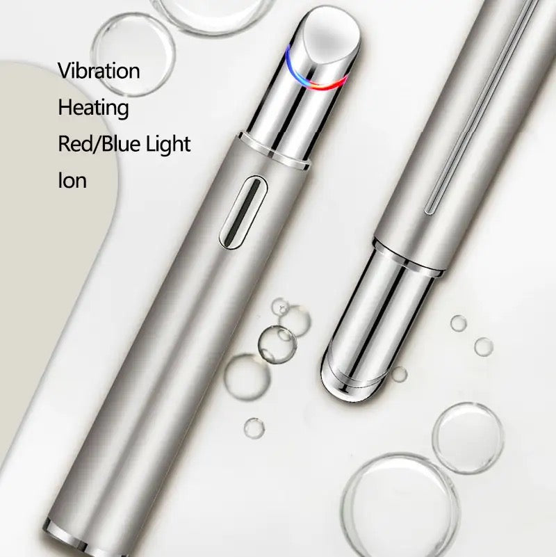Slim design LED anti-againg eye massager