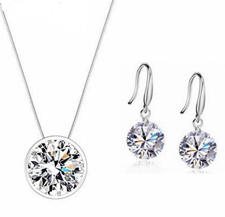 925 Sterling Silver Classic Jewelry Sets